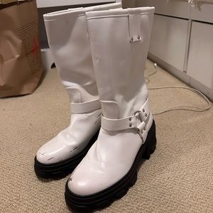 White boots